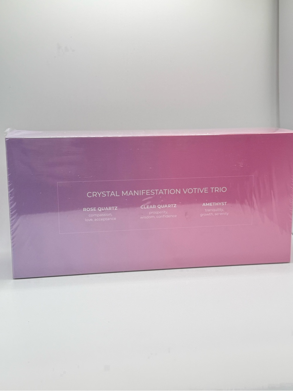 Jill & Ally Carpe Diem Crystal Manifestation Votive Trio Candle Set | New Sealed - Picture 4 of 5